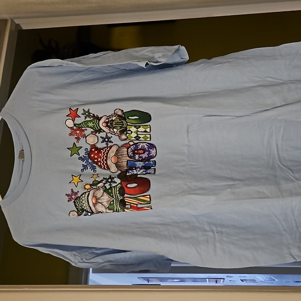 GUC CUSTOM CHRISTMAS 3X SHIRT, WORE ONCE..